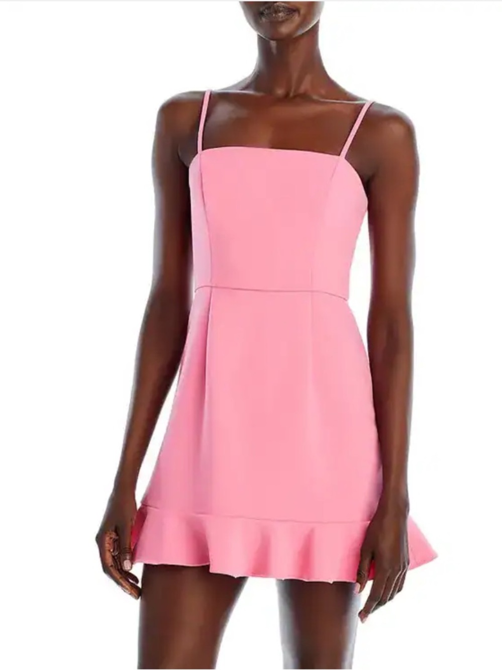 French Connection Whisper Frill Hem Dress Size XS